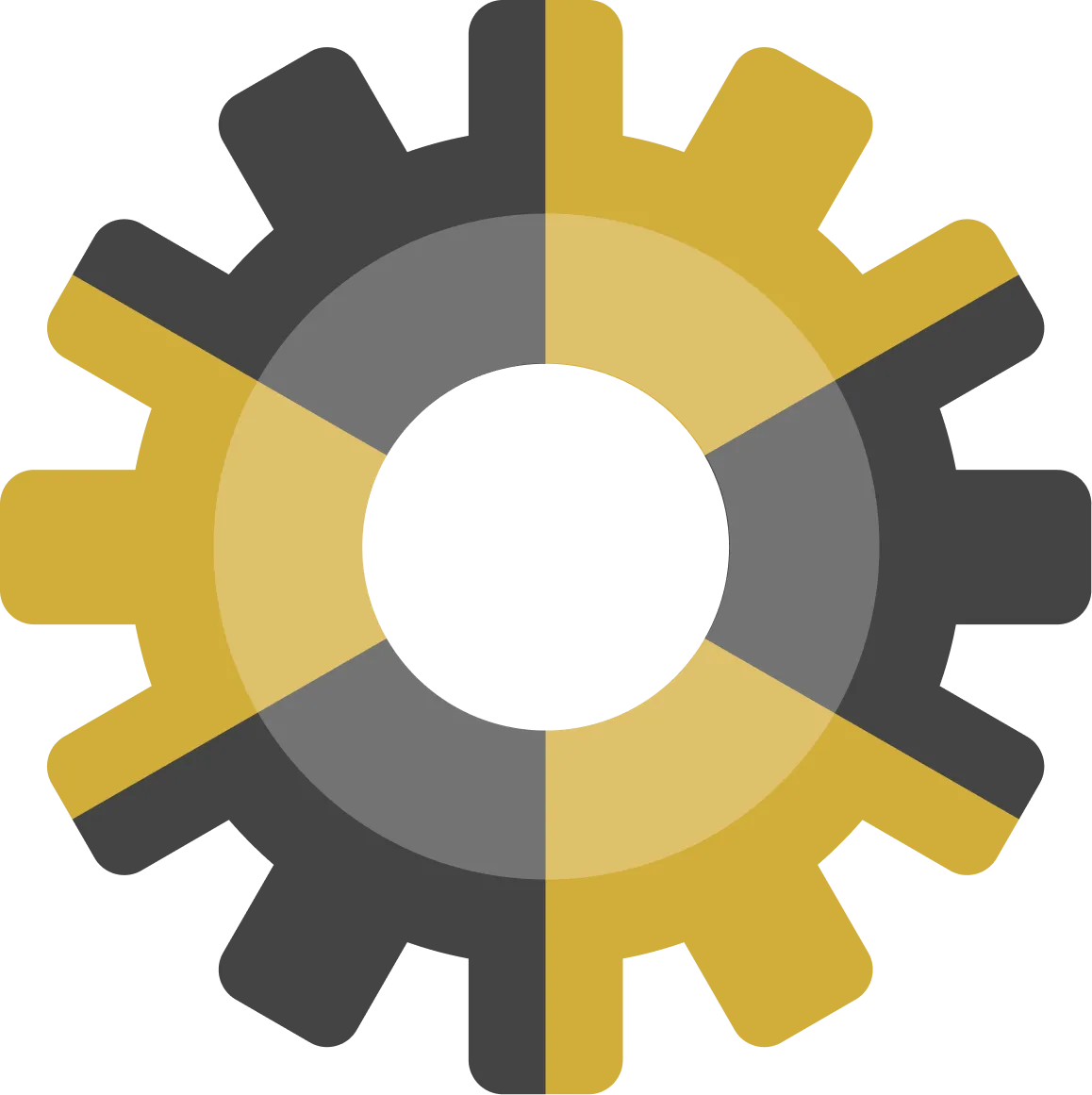 image of yellow gray gear