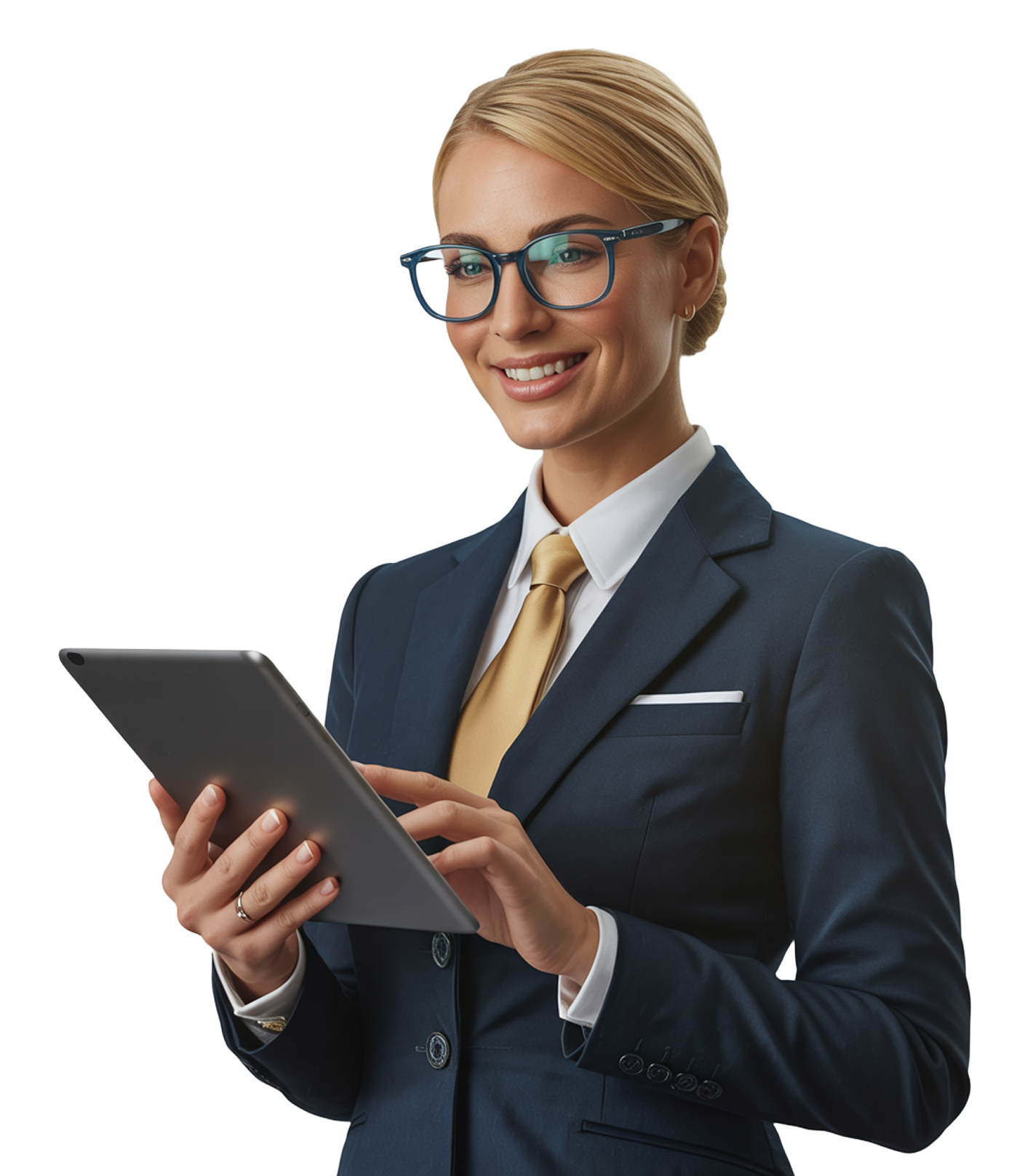 image of girl with using ipad