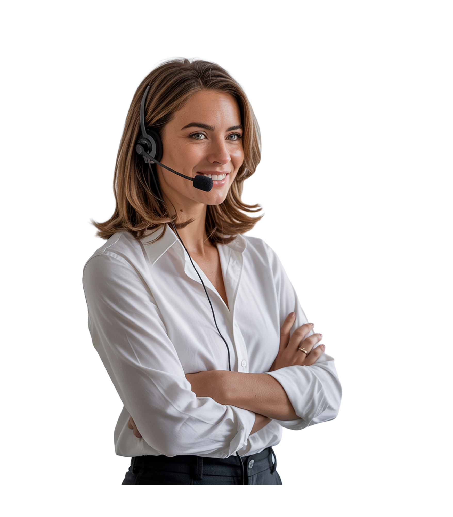 image of customer support agent